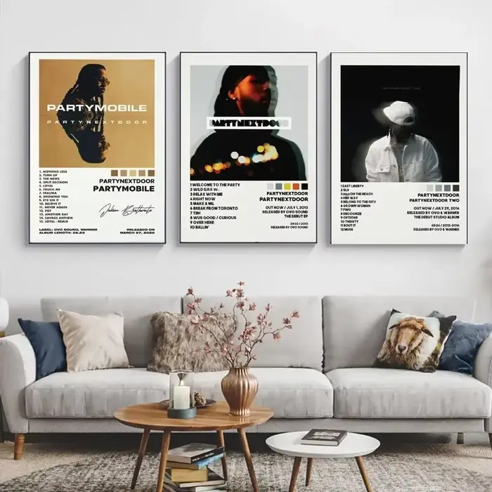 Affiche de couverture d'album d'étoile de musique de rap