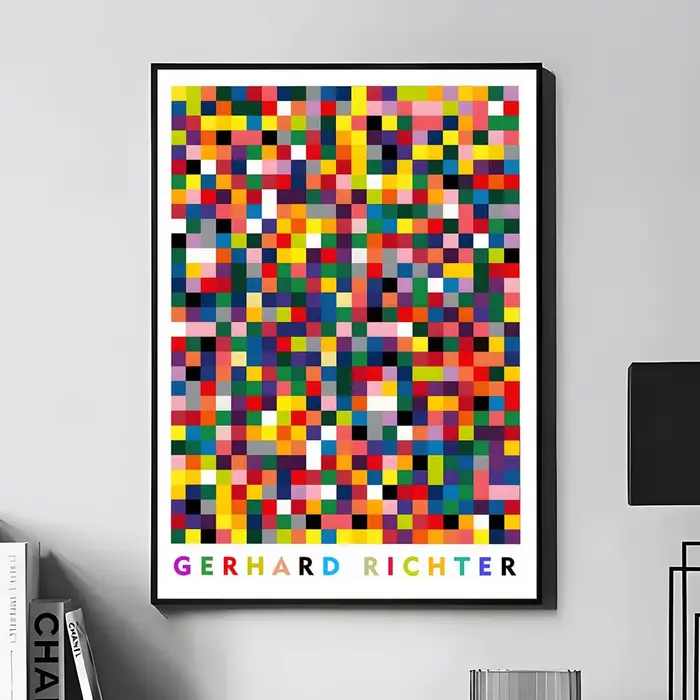 Affiche artistique G-Gerhards R-Richters, impression d'art mural, convient pour le salon, la chambre