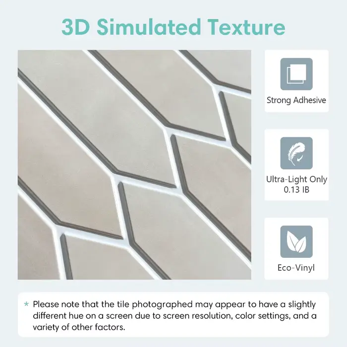 Panneaux Muraux Géométriques 3D