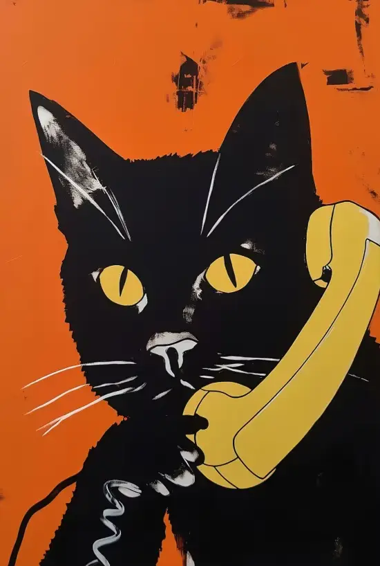 Affiche drôle de chats et de chiens Vintage, décor mural rétro tendance, impression sur toile, décor