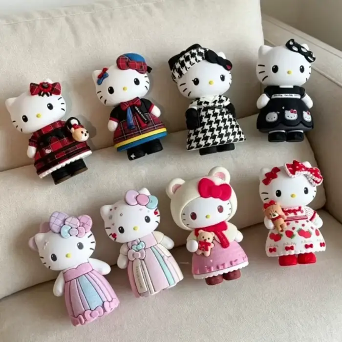 Figurine de collection Kawaii Chat Kt mignon
