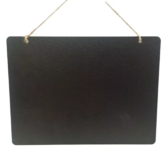 Tableau noir double face avec cordon de suspension