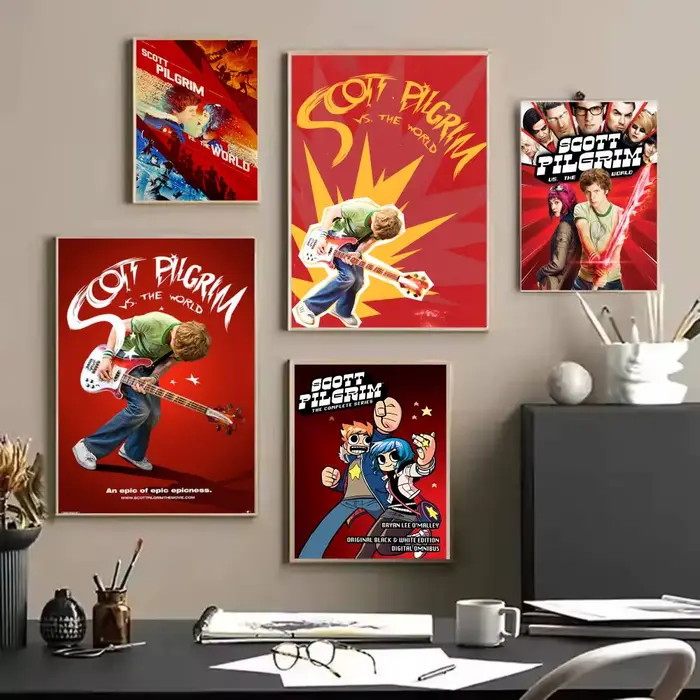 S-Scott – affiche autocollante pèlerin vs le monde