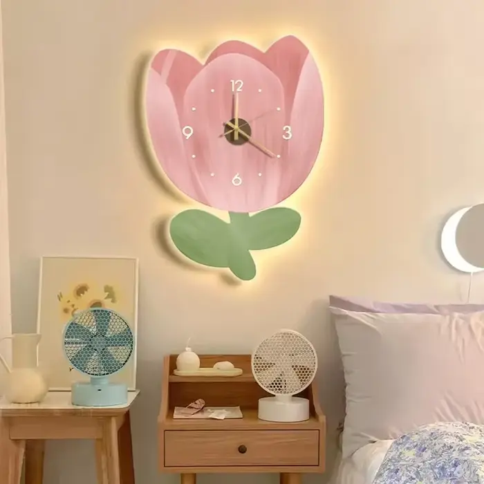 Horloge décorative légère suspendue pour Restaurant