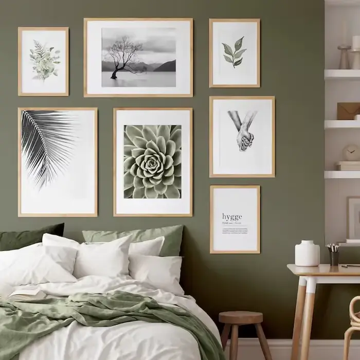 Affiches murales et impressions botArabes vertes