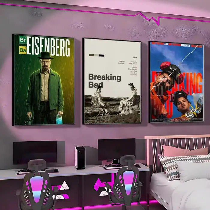 Affiche murale TV B-Breaking Bad