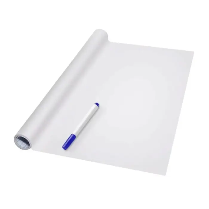 Tableau Blanc Effaçable en PVC Fuchsia, Autocollant Mural, Graffiti, Éducation