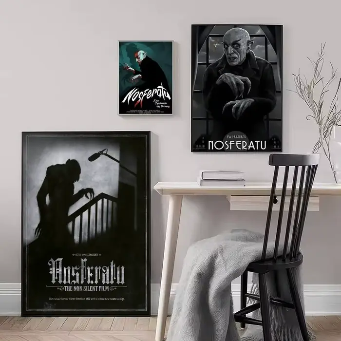 Nosferatu classique film d'horreur auto-adhésif Art affiche rétro autocollant bricolage salle Bar café autocollants peinture murale