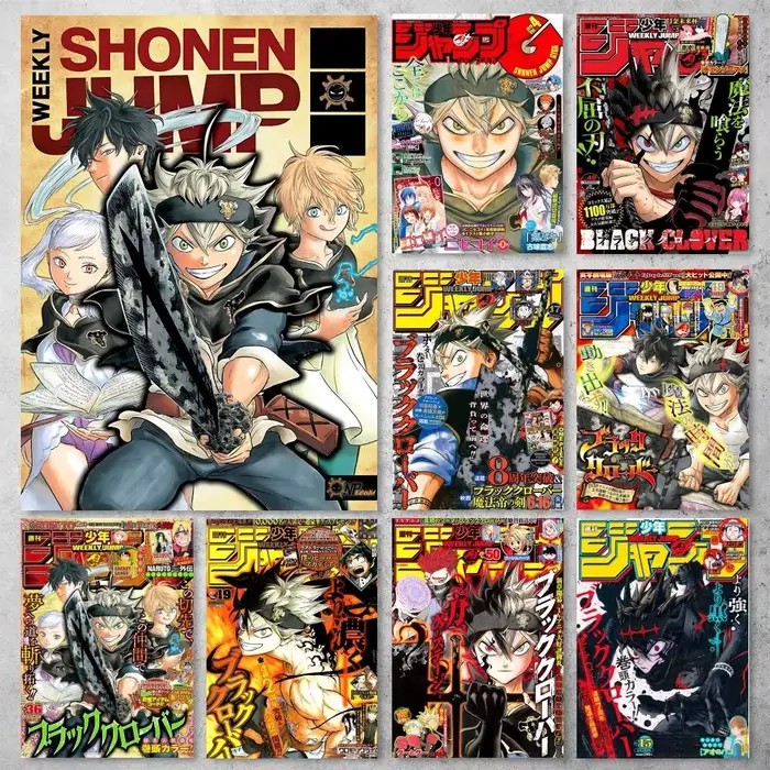 Affiche murale classique vintage Anime Black Clover