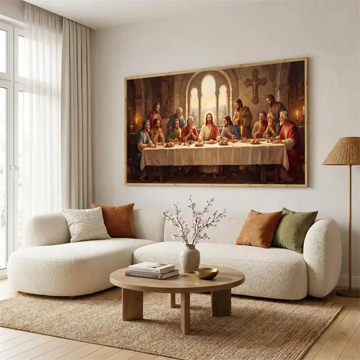 Tableau mural sur toile La Cène