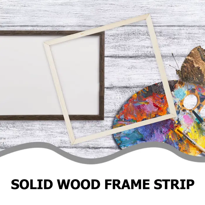 Cadre en bois massif premium 50x50cm