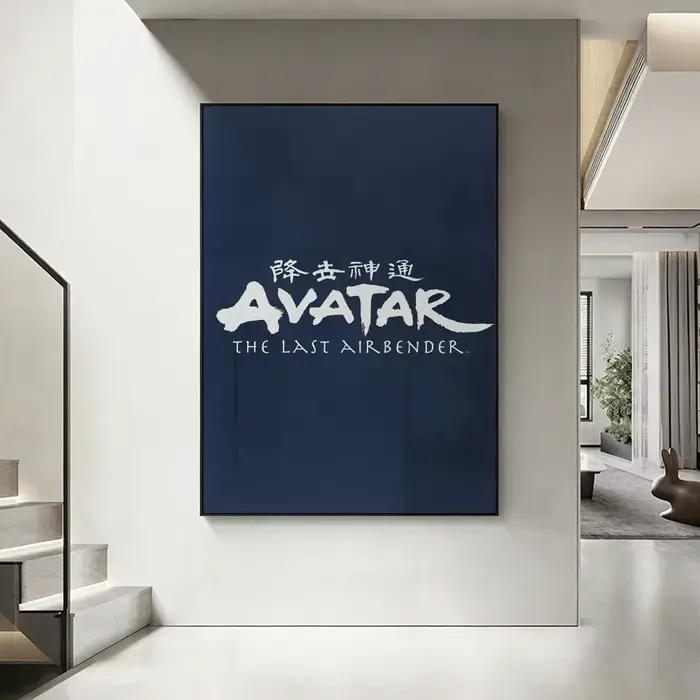 Affiche de dessin animé A-Avatar Last A-Airbender