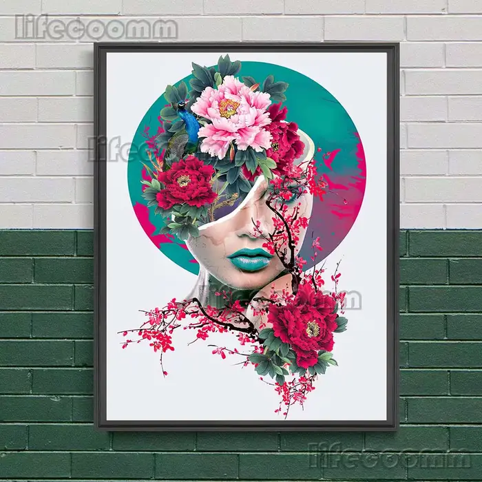 Toile d'art mural moderne abstrait