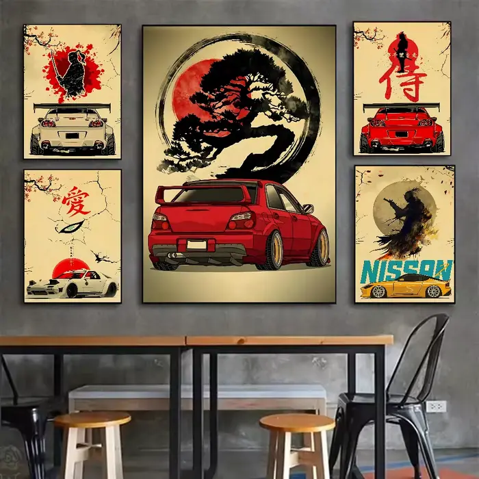 Affiche murale autocollante HD étanche