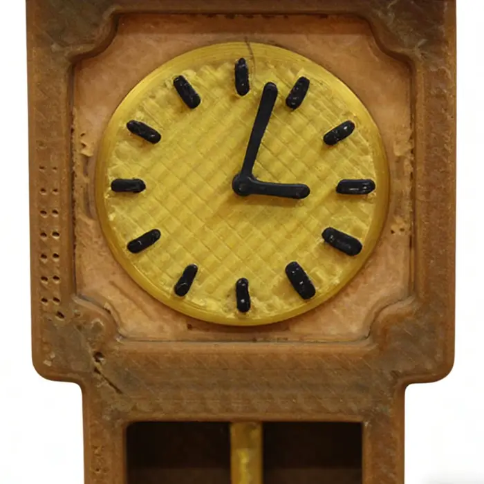 Horloge miniature victorienne pour maison de poupée