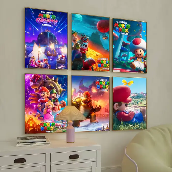 Affiche de film galaxie Super m-mario-s