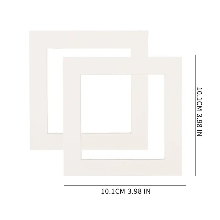 Passe-partout blanc en carton mat pour cadres photo, inserts de passe-partout, papier de passe-parto