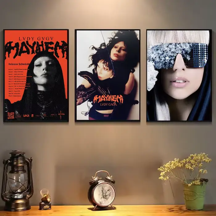 Affiche Singer L-Lady Gaga Mayhem
