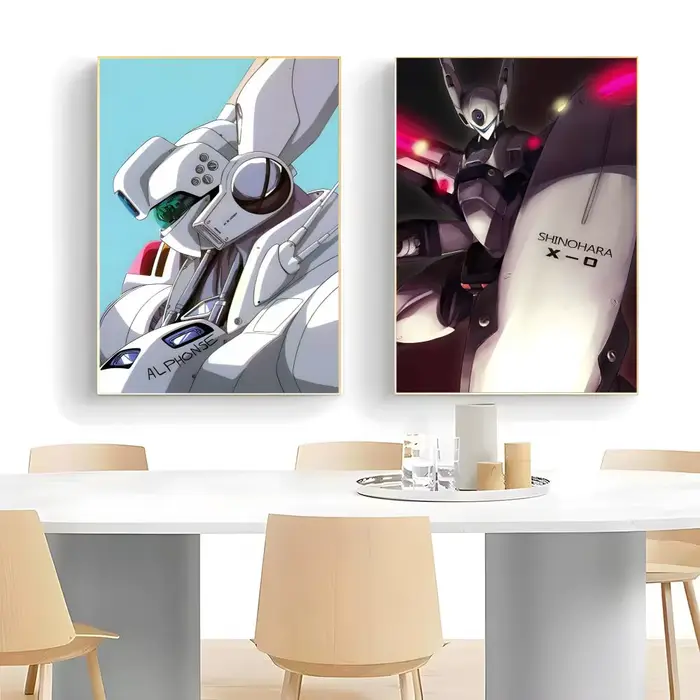 Affiche de film Cyberpunk Anime P-Patlabor