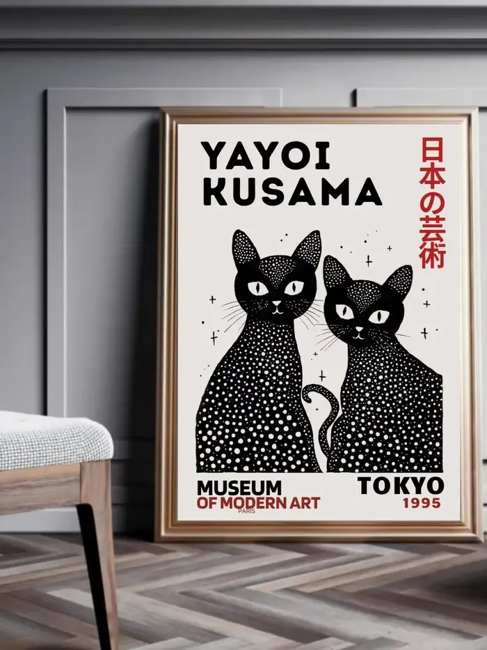 Impression d'art mural Yayoi Kusama