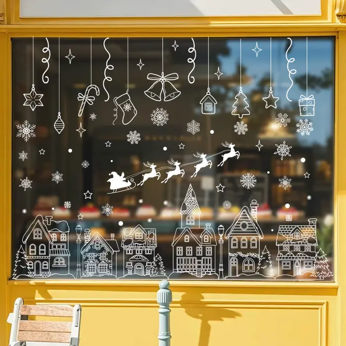 Autocollants de Noël pour fenêtres