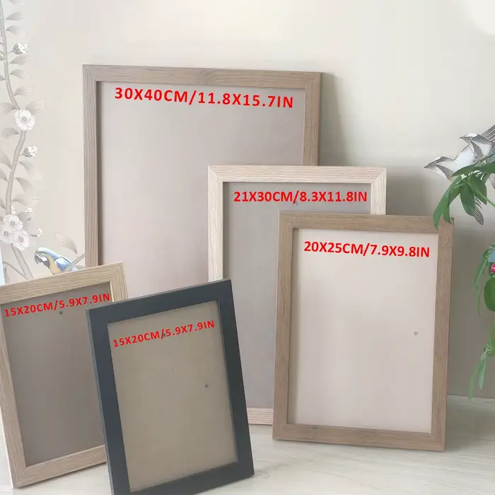 Cadre Photo MDF 30x40cm 21x30cm 15x20cm A4 A8 cadres