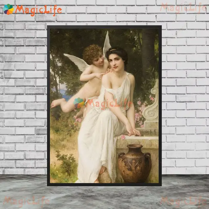 Toile d'art mural Vintage de jeune fille