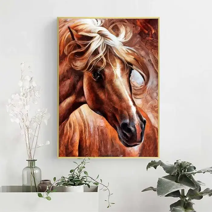 Peinture diamant cheval 5D à faire soi-même