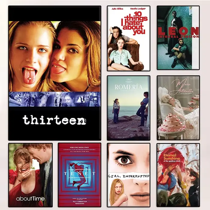 Affiche de film fantastique minimaliste