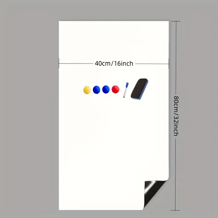 1 rouleau de papier peint pour tableau blanc magnétique