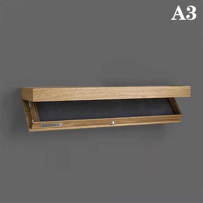 Étagère design de couleur unie avec compartiment Secret, étagère flottante dissimulée, Solution de r