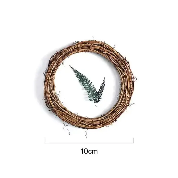 10cm/15cm/20cm cadre en rotin artificiel maison de mariage fête de noël jardin extérieur décor brico