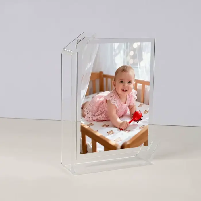 Cadre d'art 5/6/7/8 pouces en acrylique transparent pour photos