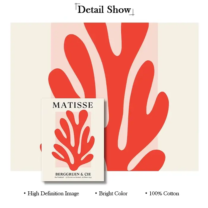Matisse – peinture sur toile abstraite