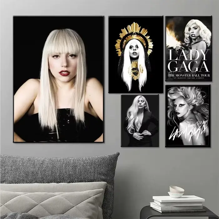 Affiche murale de Lady Gaga Born This Way Pop Singer Star