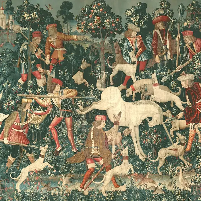 Tapisserie de style médiéval Renaissance
