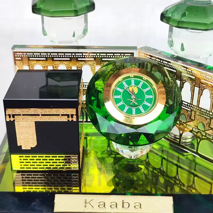 Maquette de la Tour de l'Horloge de la Kaaba en Cristal