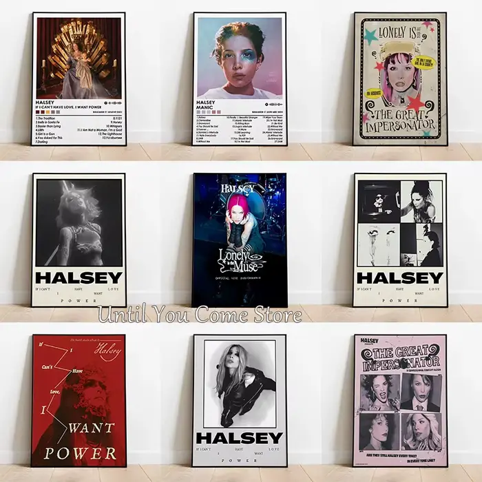 Affiche d'album de musique série Singer Halsey