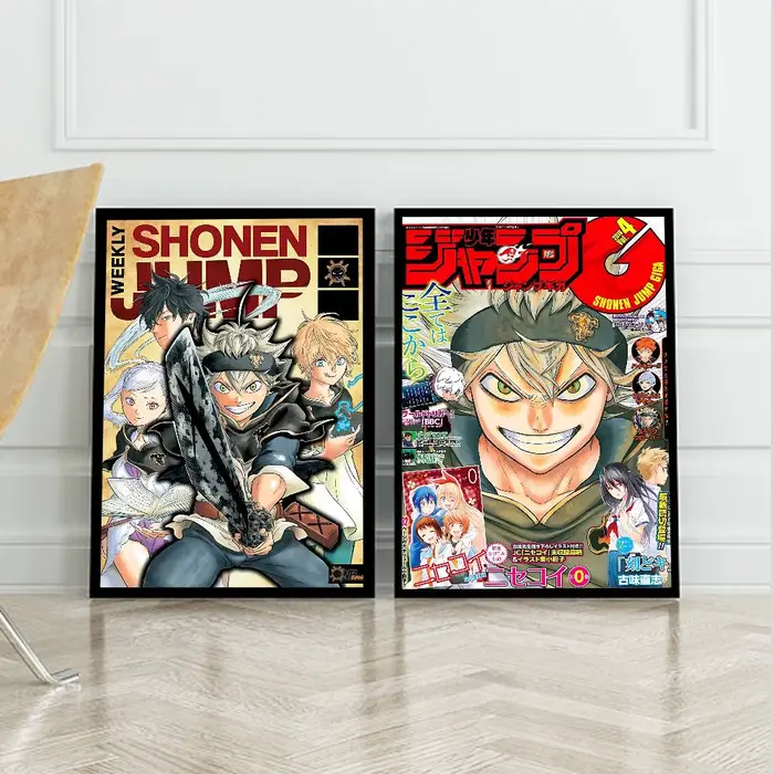 Affiche murale classique vintage Anime Black Clover