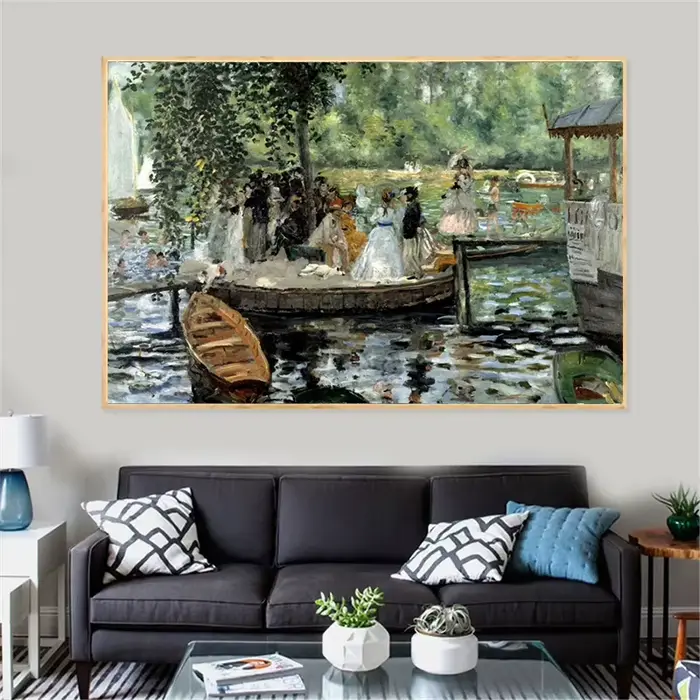 Impressions sur toile d'Auguste respectueux des impressionnistes