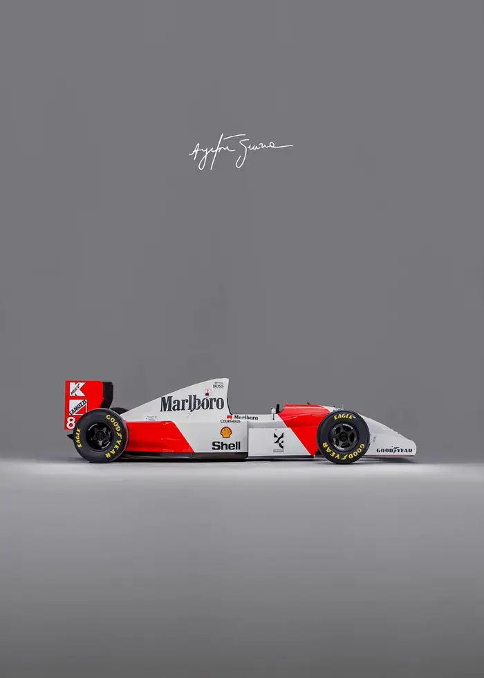 Affiche F1 de voiture de sport esthétique Vintage, toile imprimée de Style rétro, tableau d'art mura