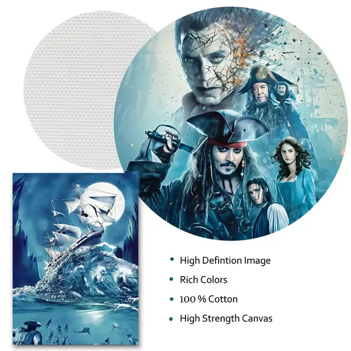 Affiche HD Pirates des Caraïbes La Malédiction de la Perle Noire