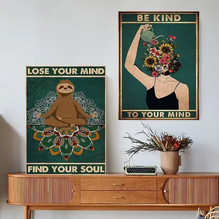 Affiche de santé mentale pour filles
