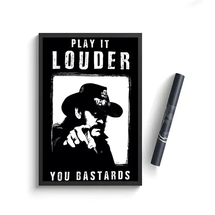 Affiche murale Singer L-Lemmy-Kilmister