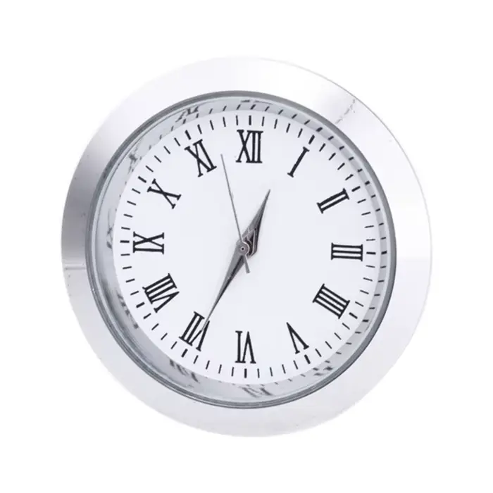 Horloge ronde à mouvement à Quartz 270F, insertion de tête, horloge classique artisanale