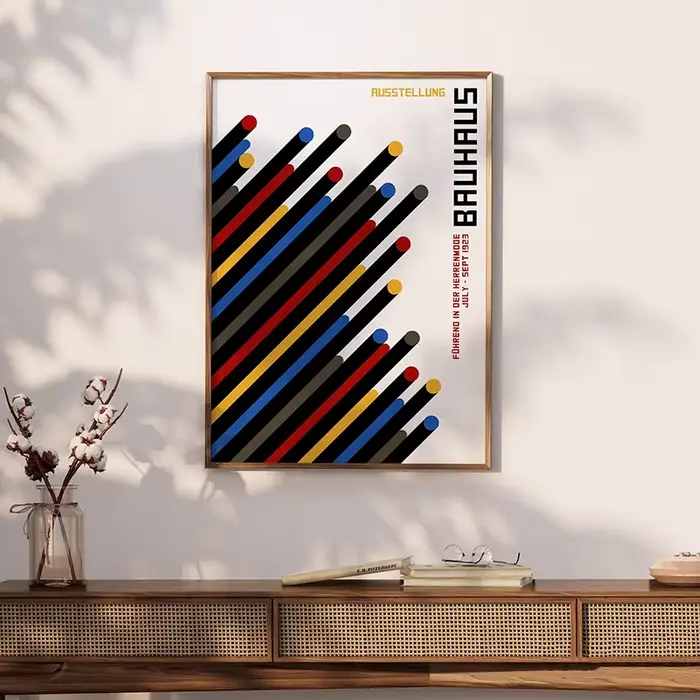 Affiche Premium yeux de Bauhaus