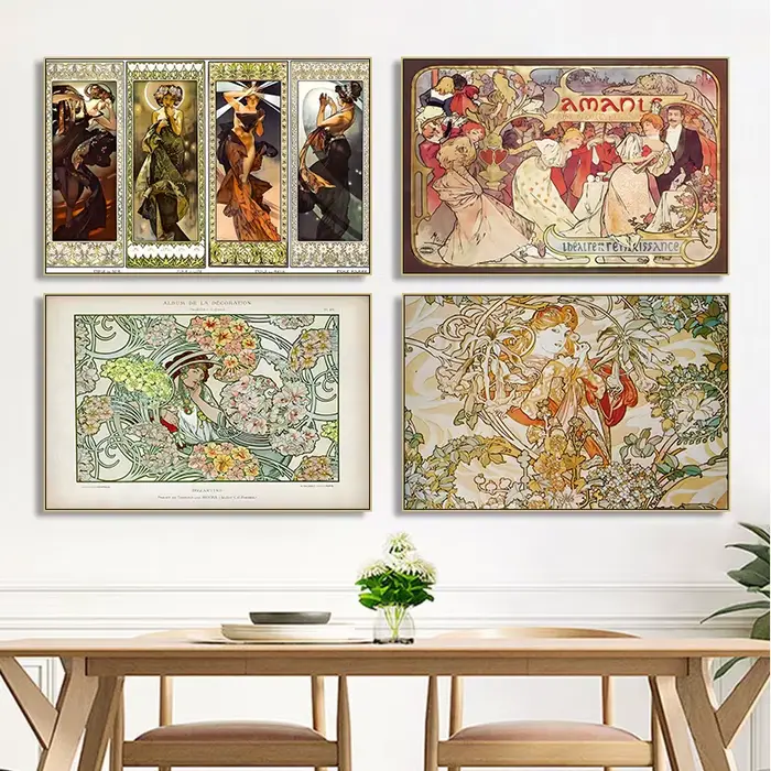 Affiche et impressions de l'artiste classique Alphonse Mucha