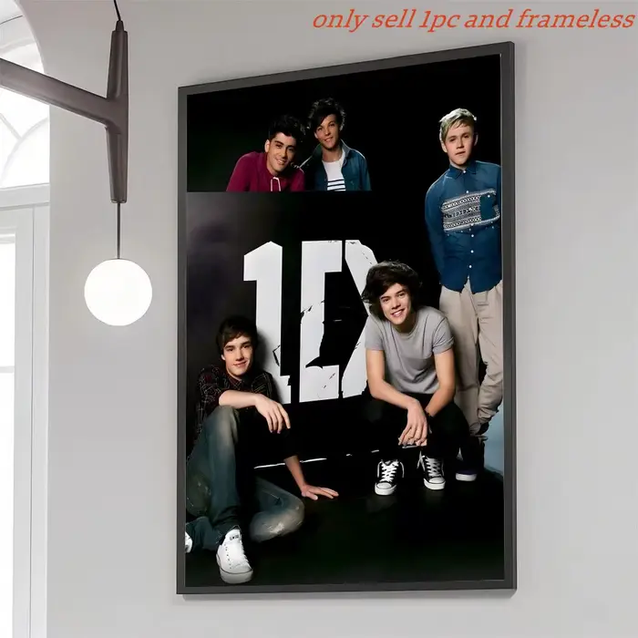 Affiche murale de groupe de rock Music Not-O-One Direction, autocollant mural, impression photo, aff