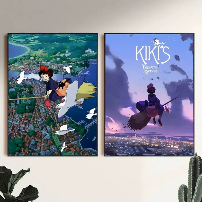 Affiches de film de dessin animé K-Kikis D-Delivery Service