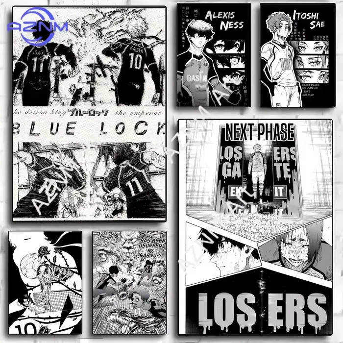 Affiche Anime B-blue lock